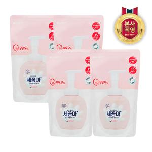 온더바디 세꼼마 버블 항균 핸드워시 리필 200ml 파우더 x 4개