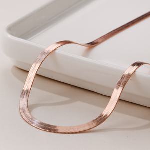 92.5실버 펜네 스네이크 목걸이 NA0324