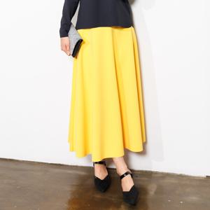 [최초가 158000원] 솔리드 플레어 스커트 (AHSOSK04)-YELLOW