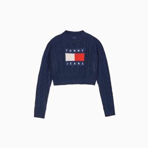 [정상가: 169000원] 타미진스 박시 센터 플래그 스웨터 (T32F6KTO30TWT1C1G)