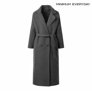 정상가:239,000원 ㅣ  에브리데이]더블 카라 벨티드 누빔 롱 코트 (EB3JH001D)