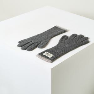 헤지스 액세서리 [[25FW]] HIGV5F702G2 [스마트폰 터치][Cashmere Blended] 그레이 라인배색 캐시미어