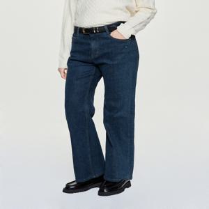 헤지스 여성 [[25FW]] HSPA5D982N2 [Essential] 부츠컷 기모 데님 팬츠 네이비