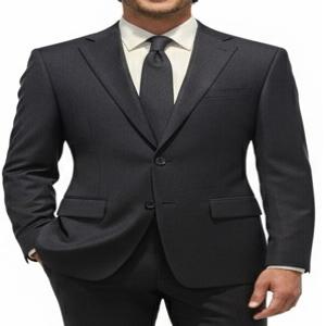 F/W 시즌 프리미엄 라인 다크 그레이 울 혼방 조직감 스판 수트 PJJ1100