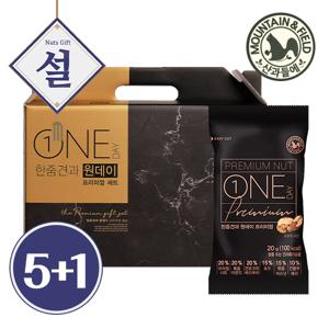 [5+1] [산과들에] 원데이프리미엄 30입 하루견과 설 명절 선물세트