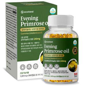 감마리놀렌산 달맞이꽃종자유 5개월분 영양제 GLA 240 1001mg 300캡슐(특가행사중)