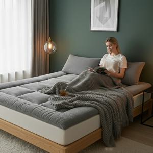 부드러운 자가발열 양털 토퍼 매트 이불 (다주리)