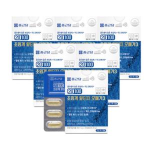 종근당 20100 알티지 오메가3 30캡슐 x 6박스 6개월분 혈행 눈건조개선 저온 초임계 알티지