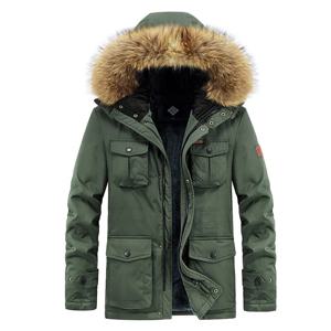 JEEP 남성 겨울 야상점퍼 양털 안감 낚시 캠핑 아웃도어 코트