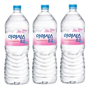 아이시스 8.0 생수 2L x 24개 안전한 물 유라벨/무라벨 랜덤배송