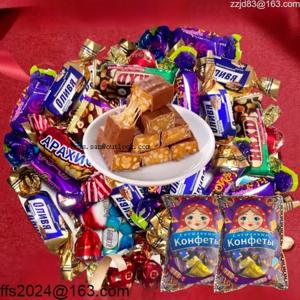 러시아 풍미 혼합 초콜릿 캔디 러시아 캔디 간식 500g