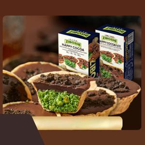 1+1 두바이 초콜릿 크런치 타르트 피스타치오 스낵 저당 디저트 다크 초콜릿 (70gx2)