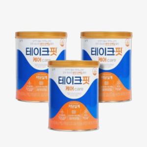 테이크핏 케어 프로틴 발효유청 단백질 김성주 304g 3캔