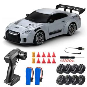 GTR/포르쉐911 1:24 드리프트 전용RC카 4WD (기본구성 듀얼배터리 / 여분타이어 / 나바콘)