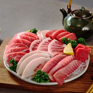 튜나바이브 참치회 냉동 뱃살 오도로 주도로 참다랑어 황새치 베스트 참치세트 2번 3~4인 600g이상 유럽인증