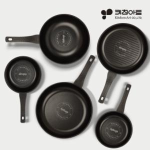 (20%_프라이펜 3개 골라담기)키친아트 1+1+1 블랙 프라이팬 궁중팬 내맘대로 골라담기