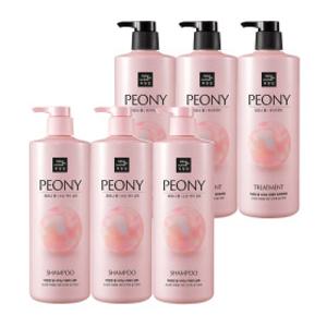 미쟝센 펄샤이닝 피오니향 샴푸/트리트먼트 1000ml 3개