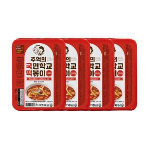 추억의 국민학교 떡볶이 국떡 오리지널 4팩
