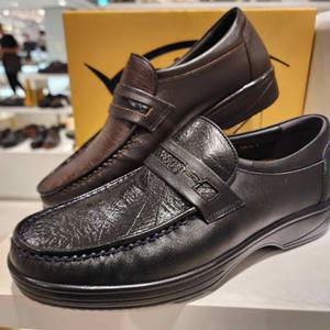 바이네르 5E09 발편한  남성 컴포트 정장구두 블랙 브라운
