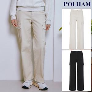 폴햄  여성 카고 세미와이드핏 데님 팬츠 바지(PHE4DP2053)