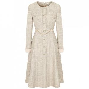 [제이제이 지고트]롤업 프린지 펄 트위드 원피스 (GN3A0OP16)