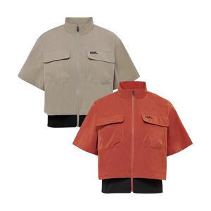 [와이드앵글] 여성 CO 포켓포인트 후레쉬 반팔 자켓 L_WWU25151