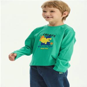 [베네통 키즈] 컬러블록티셔츠QATS03541GN