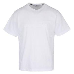 스톤아일랜드 자수 반팔 티셔츠 771521560 V0001