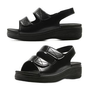 월드컵 에브리 블랙 캐주얼 샌들