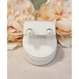 미니골드 14k 베이직 진주 귀걸이 8mm EPNM4005