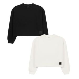 [오프로드]여성 세미 크롭 맨투맨_5K25313