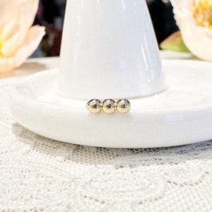 미니골드 10K 볼볼 피어싱 EHOM0013