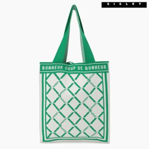 [시슬리]시슬리 자카드 니트 숄더백 SCBG04311_GN