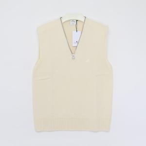 꾸레쥬 버진울 V넥 니트 남성 조끼 324MPU180FI0036 0079