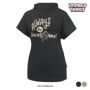 [스팍스] 여성 벅스버니 카울넥 반팔 하이넥 하프넥 티셔츠 SO2LTS046