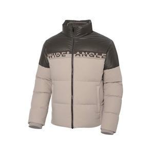 [와이드앵글]남성 CO 로고 트리밍 컬러블럭 다운자켓 WMW23512E2