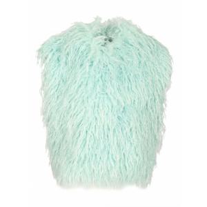 [FORTE FORTE] 라프리마 여성 페이크 퍼 베스트 14001 F48A7068 라이트 blue /15