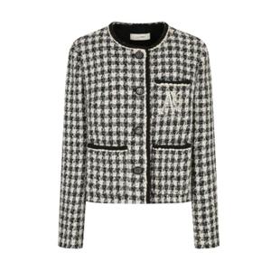 [제이제이 지고트]라운드넥 메탈 트위드 재킷 (GNBM0JK91)