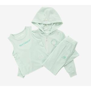 뉴발란스 키즈 애슬레저 3pcs 후드집업 세트 BB NK9YE1804G 84