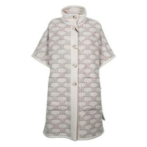 26 SS 막스마라 올오버 로고 캐시미어 울 반소매 코트 ZENICA10671