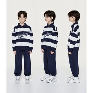 MLB키즈 럭비 스트라이프 카라 맨투맨세트 (7AS2V026150NYS)