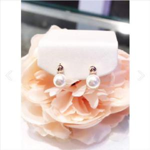 미니골드 14K 18K 골드 볼 진주 원터치 귀걸이 EJLM4003