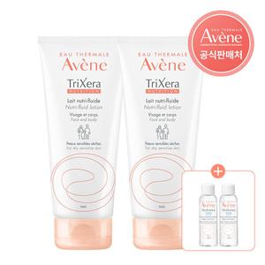 [아벤느] 트릭세라 뉴트리 플루이드 로션 200ml 2개+딥 모이스트 로션 25ml 2개 증정