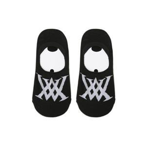 [어뉴골프] 여성 (여성) 빅로고 페이크 삭스_BK