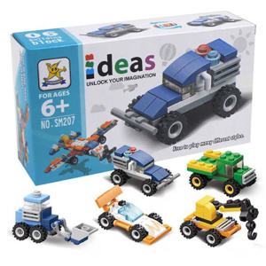 레고 블럭 (6개) 소형블럭 나노블럭 자동차 기중기 합체