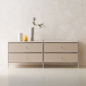 이노센트 스틸라 1400 낮은 모듈 거실장 서랍형 i104177