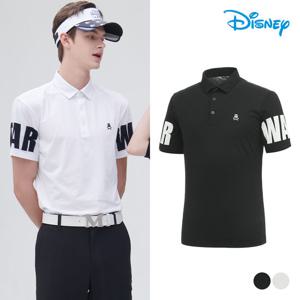 [디즈니골프] 남성 스타워즈 니트소매 반팔 카라 티셔츠 DN2MTS043