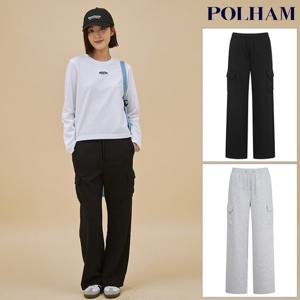폴햄  여성 더블니트 카고 와이드 팬츠 바지(PHE4PT2209)