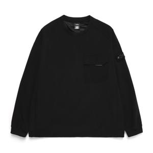 내셔널지오그래픽 N244MSW330 액티브 우븐 맨투맨 CARBON BLACK