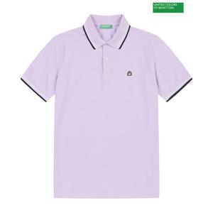 [베네통]베네통 Stretch pique po-lo t-shirt 3S_3WG9J3181